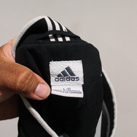 Adidas Men Black Pullover Jacket Climashell Long Sleeve Size Large - Picture 7 of 8